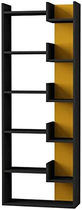Homemania Decortie Bookcase, Oppa Bookcase Mustard