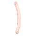 Easytoys Dildo Collection - Double Dong with beautiful Acorn for Real Feel - 35 cm - Flesh - 100% Phthalate-free soft PVC - lifelike Double ended dong