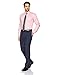 Amazon Brand - Buttoned Down Men's Slim-Fit Spread Collar Solid Pinpoint Dress Shirt, Supima Cotton Non-Iron