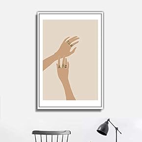 Framed Canvas Wall Art for Living Room, Bedroom Abstract Theme Canvas Prints for Home Decoration Ready to Hang - 16x24 inches