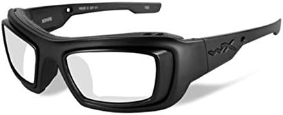 Wiley X Sunglasses Knife CCKNI01D Matte Black Rx Rim With Smoke Grey Lens