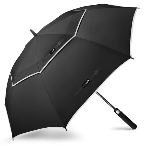 ZOMAKE Regenschirm Groß Sturmfest XXL - Großer Golf-Regenschirm, Windsicher & Stabil, Automatik Großer Schirm, Herren & Damen, 2 Personen, Outdoor & R