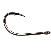 Octopus Straight Eye 4X Strong Offshore Hook, NS Black - Size 8/0, 25 Pieces