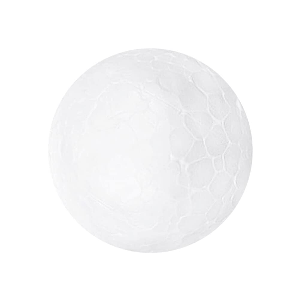 Ciieeo White Foam Ball for DIY Crafts Decorative Ornament for Boy Girl for Christmas Projects Educational Fun and Creative Activities