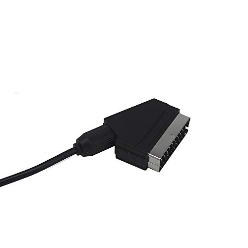 Coolayoung RGB Scart Cable for Nintendo SNES GameCube N64 NTSC, 6ft/1.8m RGB Cable