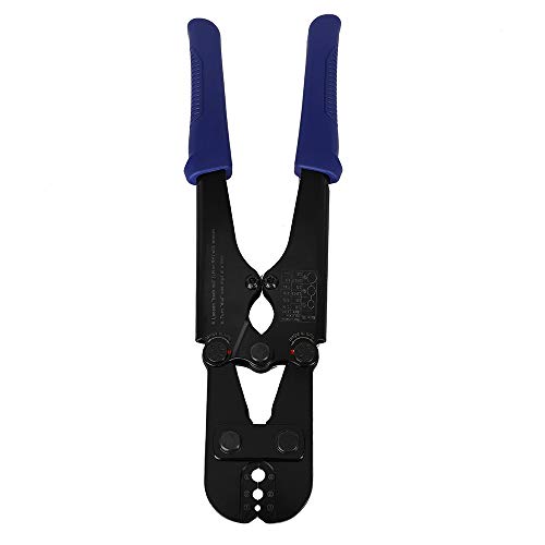 image for Konduone Wire Rope Crimping Tool for 1/16 Inch to 1/8 Inch Aluminum Ov