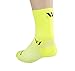 Swiftwick ASPIRE FOUR Trail Running & Cycling Socks, Compression Fit (Yellow, Large)