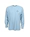Guy Harvey Men's Marlin Sketch Pro UVX Performance Long-Sleeved T-Shirt, Sky Blue, X-Large