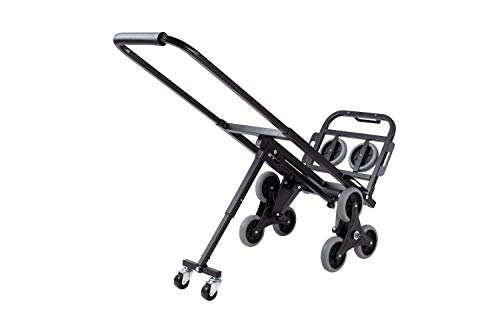 SHZOND Stair Climber Cart 330 LBS Weight Capacity Foldable Stair Climbing Cart with Assistant Wheels and 2 Spare Wheels