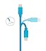 iPhone Charger Cable, Quntis 3 Pack 10ft Extra Long Durable USB Data Cable Lightning Cord Charging Wire for iPhone 7 7 Plus 6s Plus 6 Plus 5s SE iPad iPod (Blue)