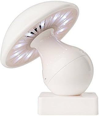 Union Lighting Wireless Bluetooth Speaker Mushroom LED Night Light Touch Sensor Dimmable Portable Lamp, Support TF Card Suitable for Smartphone MID PC PSP MP3 MP4 (White)