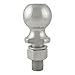 CURT 40054 Stainless Steel Trailer Hitch Ball, 7,500 lbs, 2-5/16-Inch Diameter, 1 x 2-1/8-Inch Shank