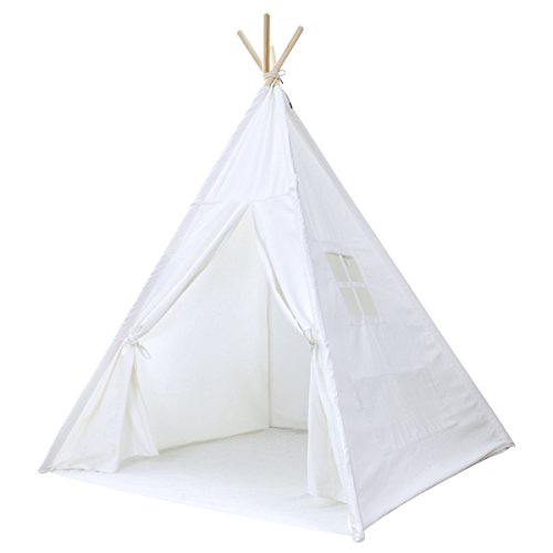 striped teepee tent