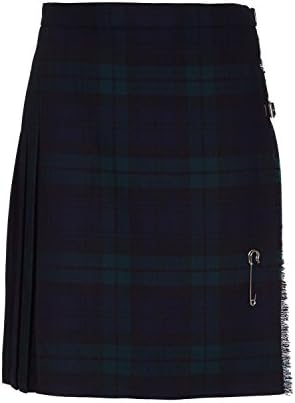 Ladies Short Kilt in Pure New Wool