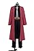 Ya-cos Halloween Masquerade Edward Elric Cosplay Costume Red Coat