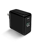 USB C Charger with 27.6W Power Delivery PD 3.0 &18W QC 3.0 Dual ports USB Wall Charger for iPhone X/8/8 Plus, MacBook,Samsung S9/S8/S8+/Note8,Notebook, Nexus 6P/5X,LG G5,Nintendo Switch and more