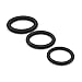 LYNK Pleasure Products Loop Cock Rings - Medical Grade Silicone Penis Enhancer Set for Men - Last Longer & Get Harder Erections - Supports ED - Set of 3 Small Medium Large - Black