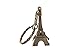 The New World15 12pcs/lot 3D Eiffel Tower French Souvenir Paris Keychain Cute Adornment Keyring (Bronze)