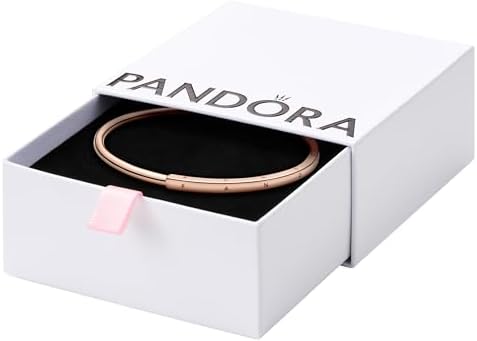 Amazon.com: PANDORA Jewelry Signature Open Bangle Cubic Zirconia