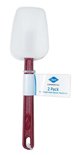 2 Pack Set - High Heat Spatula  - 10 Inch Spoon Shape