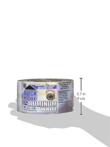 Cofair WQR325 Quick Roof Pro Aluminum White 3" x 25'