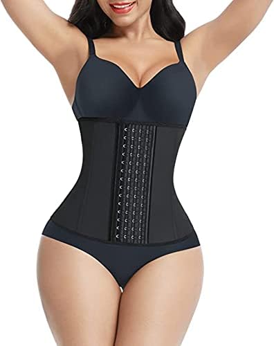 SYOSI Waist Trainer for Women Latex Corsets Waist Cincher Workout