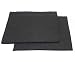 HiwowSport High Temp 12 x 12 inches 6mm Carbon Fiber Welding Protective Blanket, Torch Shield Plumbing Heat Sink Slag Fire Auto, Color Black,Pack of 2 primary