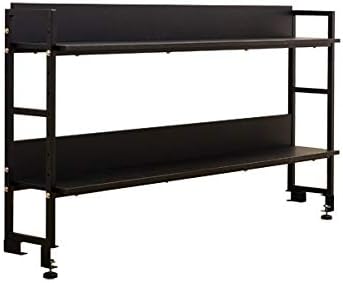 Amazon フリーテーブル専用ラック 150cm幅 2段 可動棚 机上ラック ブラック Ty R150bk デスク上置棚 文房具 オフィス用品