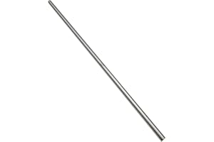 DIYDIYSHOP 1Pcs Titanium Round Rod Dia 8mm 0.314" Length 420mm 16.535"，Solid TC4 Titanium Rod