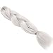 WIGENIUS 5 Pieces Jumbo Braid Hair Extensions High Temperature Kanekalon Braiding Hair Fiber for Twist Ombre Braiding Hair Hot Water Setting Xpressions Braiding Hair Gray Color (5PCS, Gray)