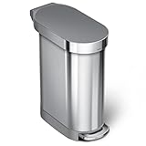 simplehuman 45 Liter / 12 Gallon Slim Hands-Free