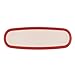 Rachael Ray Stoneware Baguette Tray with Dipping Cup, Red
