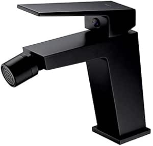 Grifo monomando de bidé Imex Art Negro BDAR025-2NG ...