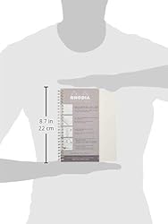 Rhodia Wirebound Meeting Book, A5+, Pre-printed