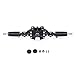 Replacement for Axial SCX10 II 90046 90047 RC Bridge Axle Aluminum Alloy Rear Axlethumb 1