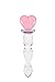 Ns Novelties Crystal Heart of Glass, Pink