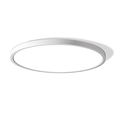 Buy 12 Inch 20w Flush Mount Led Ceiling Light 2000 Lm Round Flush Mount Ceiling Lamp Fixture For Bedroom Living Kitchen Hallway Bathroom Stairwell Color White Slim 3 Colors In 1 Non Dimmable