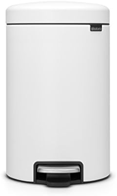 Brabantia Newicon Sense Of Luxury Pedal Bin 12 L Mineral Eternal White Amazon Co Uk Kitchen Home