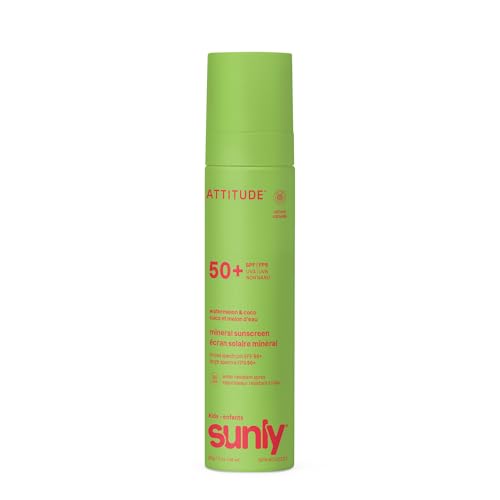 Attitude Watermelon Spray Face & Body Kids Mineral Sunscreen S... 31EWWnlHhTL