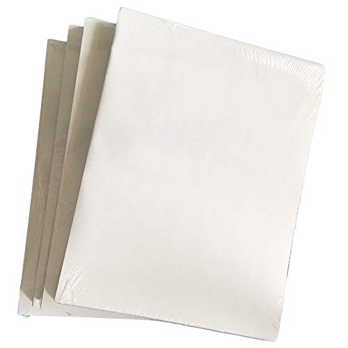 Firstzi Half Sheet Self Adhesive Shipping Labels 200 Count, 2 Labels Per Page, 5-1/2"x8-1/2" Address Labels Sticker for Laser and Inkjet Printers, White Blank USPS Online Mailing Labels 100 Sheets