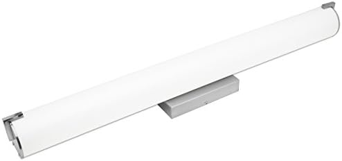 Green Beam 48” LED Flush-mount Bathroom Vanity Light Fixture | Nickel Trim | 35 Watt Wall Sconce | 4000K (Natural Light) | Energy Efficient | Dimmable