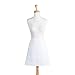 DII Everyday Basic Kitchen Collection, Waist Apron Set, White 2 Piece