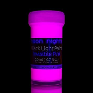 Lot de 8 peintures fluorescentes par Neon Nights - Peinture invisible à  ultraviolets - Lumière noire: Amazon.fr: Bricolage