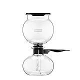 Bodum PEBO Coffee Maker, Vacuum Coffee Maker, Siphon Coffee Brewer,Slow Brew, Bold Flavor, Made in Europe, Black, 8 cup, 1 liter, 34 Ounces