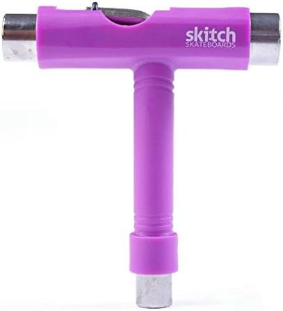 Skitch Skateboards T-Tool Skate Tool - Universal Multi-Function Sport Socket Tool for Adjusting Skateboards, Longboards, Scooters and Roller Skates