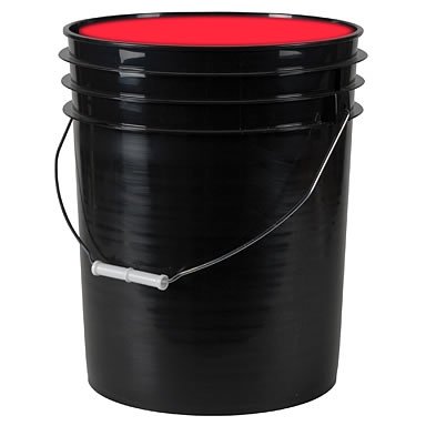 5-Gallon Washable Neon Uv Glow Paint - Red