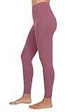 90 Degree By Reflex High Waist Power Flex Legging – Tummy Control - Moonlite Mauve - Small