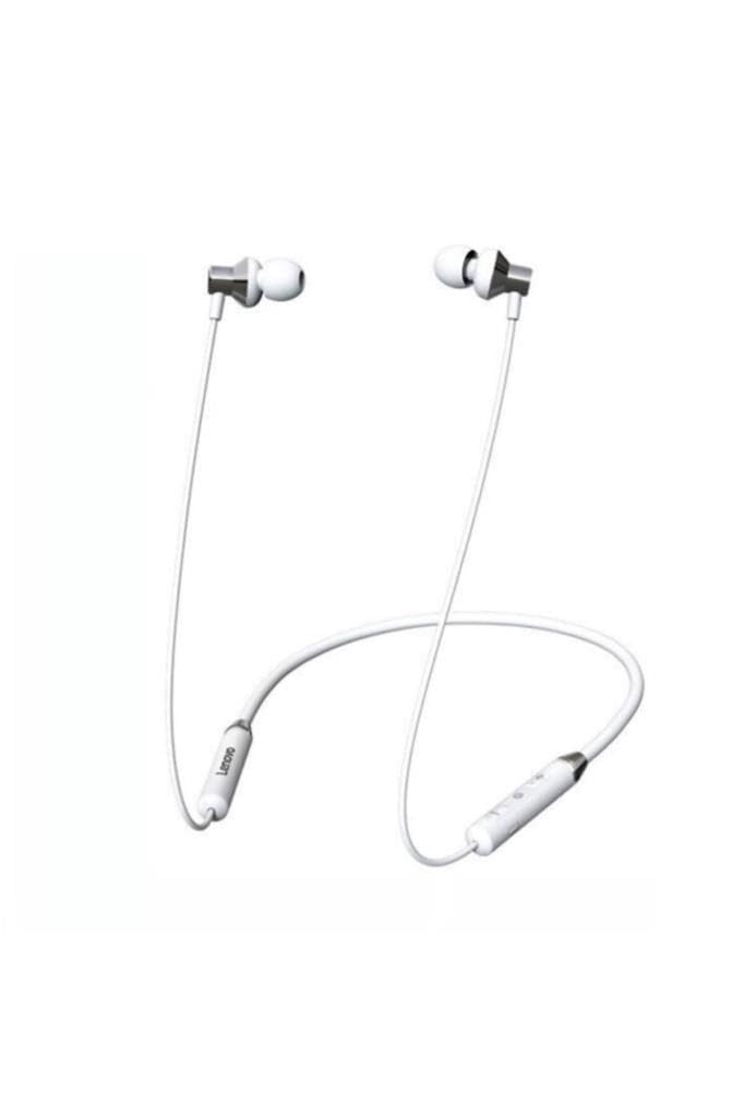 Lenovo HE05 Neckband Bluetooth Headset-White