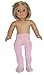 Doll Clothes Fits American Girl Doll and Other 18 Inch Dolls, 3 pair of doll tights White, Black, Pink, Doll Accessories