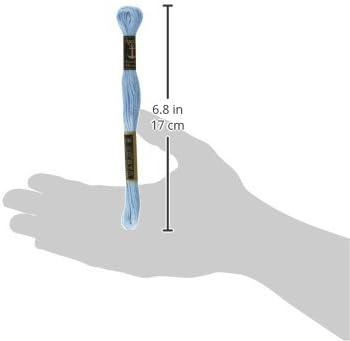 Anchor Six Strand Embroidery Floss 8.75 Yards-Sapphire Medium Light 12 per Box, blue - Image 3
